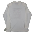 Donnkenny Classics Polo Shirt Womens M Vintage 90s White Embroidered Cat NWT - take2supply