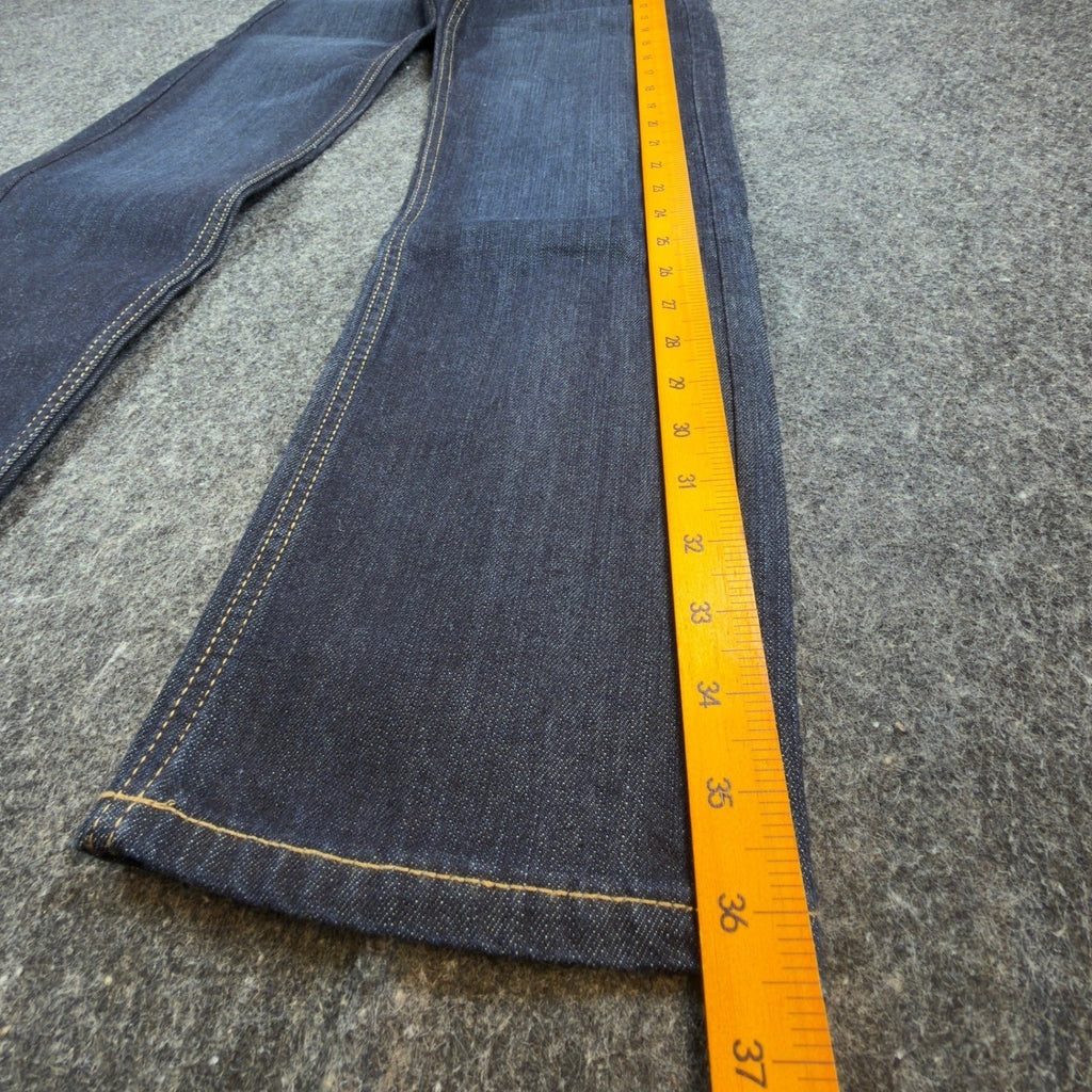 Levi's 505 Regular Fit Jeans Boys 14 Slim 25x27 Dark Wash Straight Leg Denim - take2supply