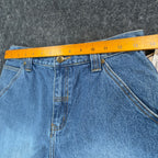 John Deere Carpenter Shorts Boys 14 Blue Denim Stone Wash NWT SA525LJD - take2supply