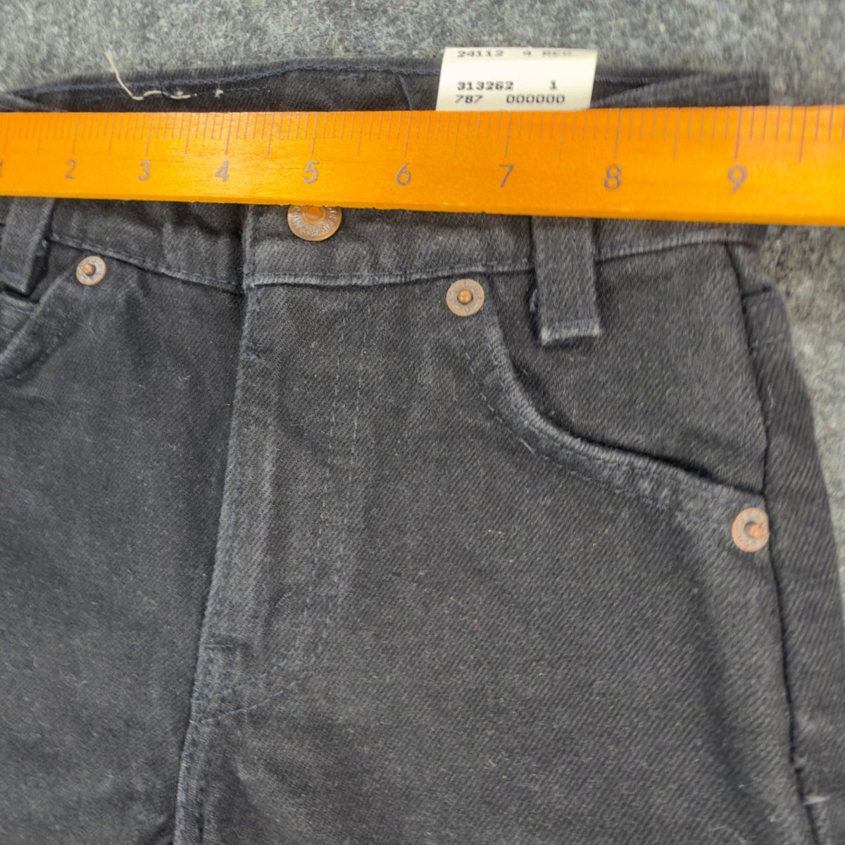Levi's Vintage 90s 550 Relaxed Fit Jeans Kids 4 Black Made in USA NWT - take2supply