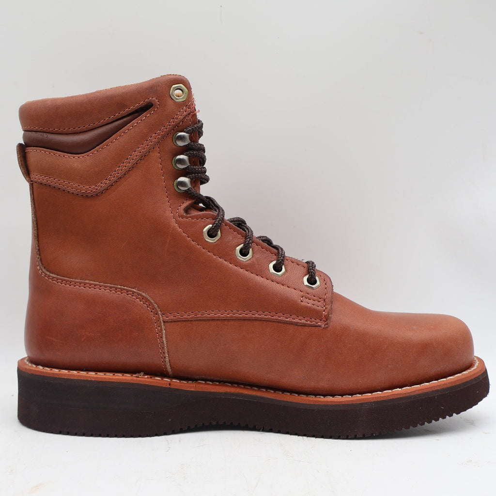 Lake of the Woods 3900 Work Boots Mens 10.5 D Vintage Brown Leather Lace Up New - take2supply
