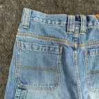 John Deere Carpenter Shorts Kids Size 16 Stone Wash Denim Blue Cotton NWT - take2supply