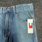 Tommy Hilfiger Y2K Slouch Fit Jeans Boy 16 Blue Cotton Deadstock NWT - take2supply