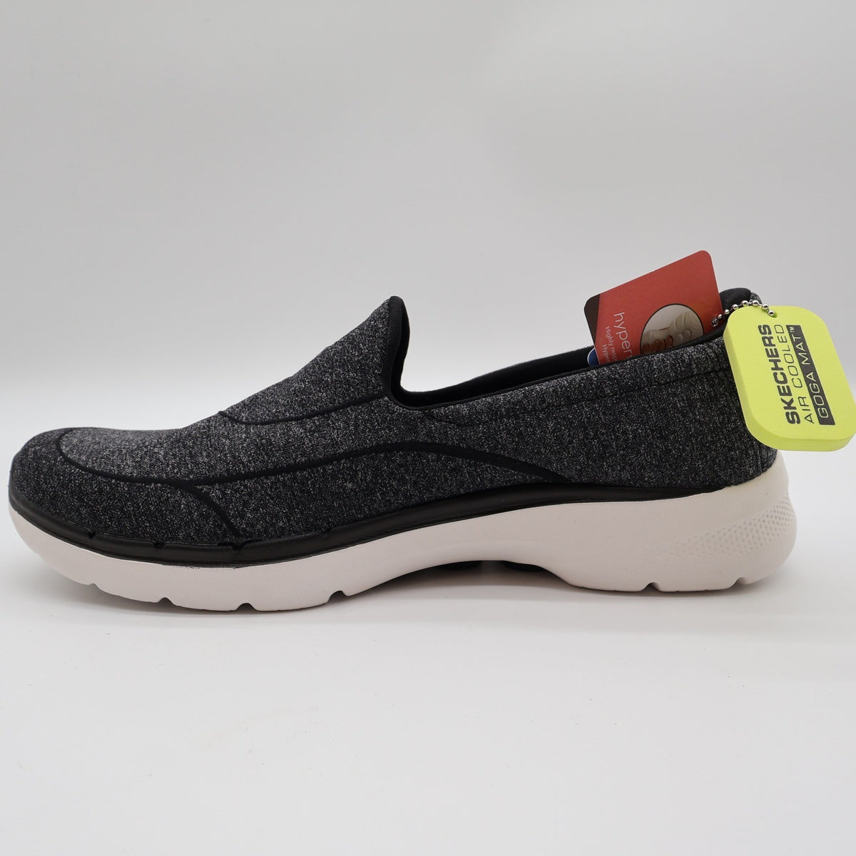 Skechers Go Walk 6 Carice Womens Size 10 Black Grey Slip On Walking Shoes 124541 - take2supply