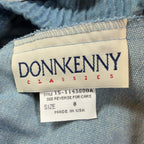 Donnkenny Vintage 90s Shorts Womens 8 Blue Elastic Waist Drawstring NWT - take2supply