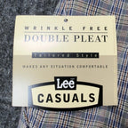 Vintage Lee Casuals Pleated Shorts Womens 14 Medium Plaid Cotton NWT 90s - take2supply