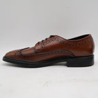 Sandy McGee Wingtip Brogue Shoes Mens 6.5 D Vintage Brown Leather Deadstock USA - take2supply