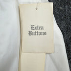 On The Verge Vintage 90s Pleated Shorts Womens 6 White Cotton NWT - take2supply