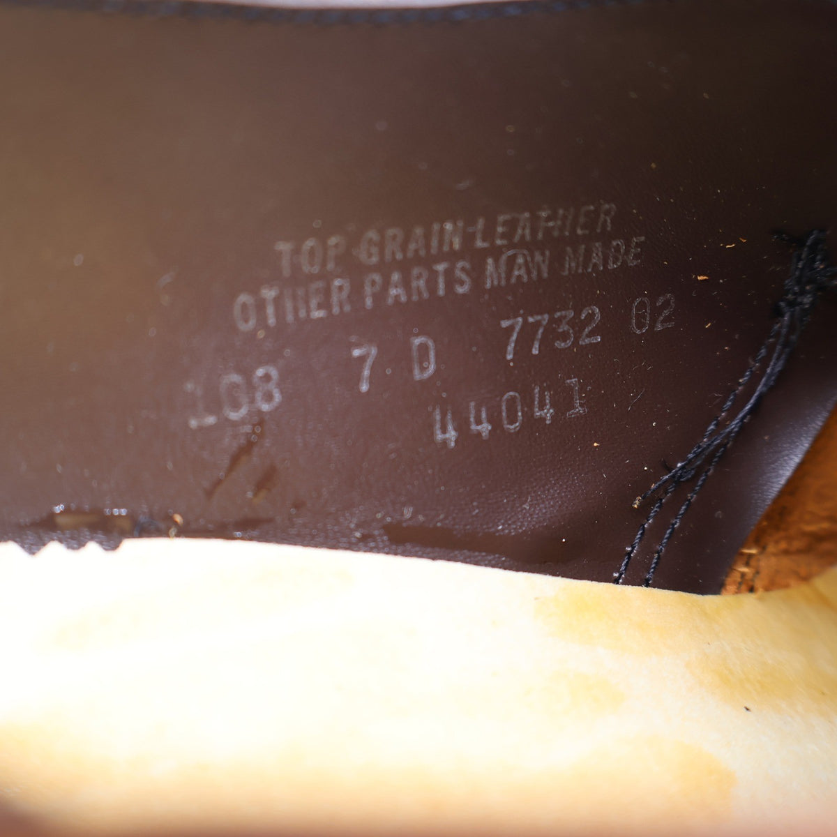 James Pepper Loafers Mens 7 D Vintage 70s Cognac Leather Deadstock USA 44041 - take2supply