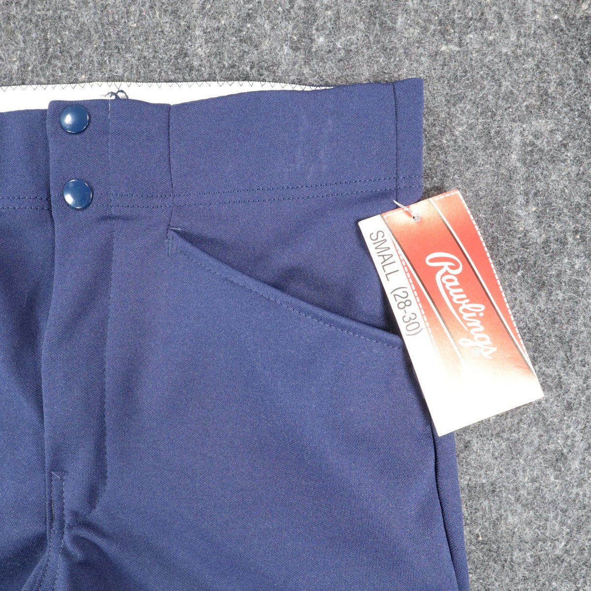 Rawlings Shorts Mens Small 28-30 Vintage 80s Navy Blue Polyester Baseball Coach - take2supply