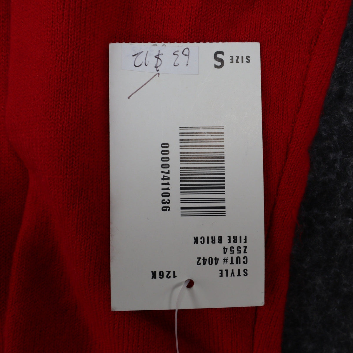 Southern Lady Mock Neck Sweater Womens Small Red Acrylic Knit Top NWT C1217 - take2supply