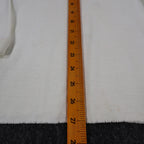 Buffalo Shirts Henley Shirt Medium Vintage 90s Skier Graphic Long Sleeve Cream - take2supply