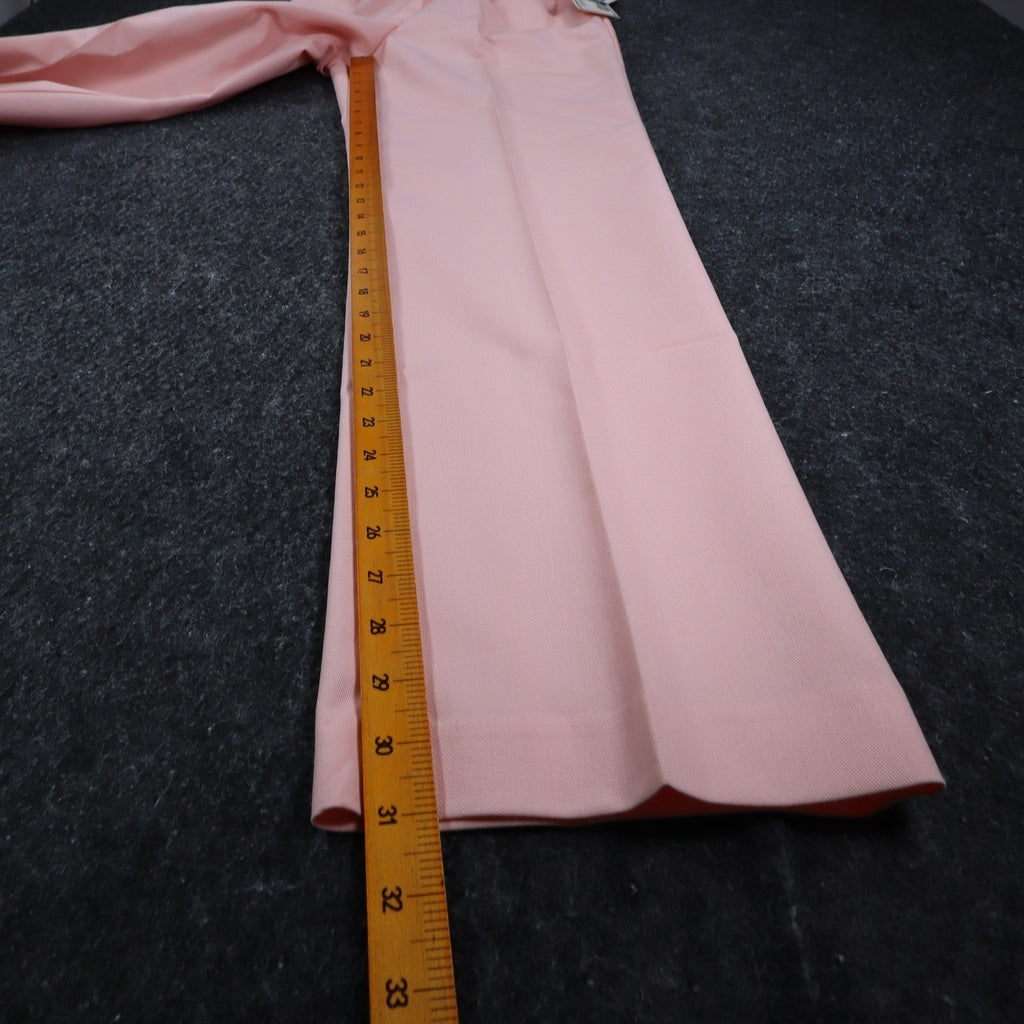 Donnkenny Vintage 80s Pink Pull On Pants Womens 10 Made in USA Deadstock NWT - take2supply