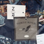 North River Outfitters Shirt Mens XL Navy Classic Pickup Truck Print Cotton NWT - take2supply