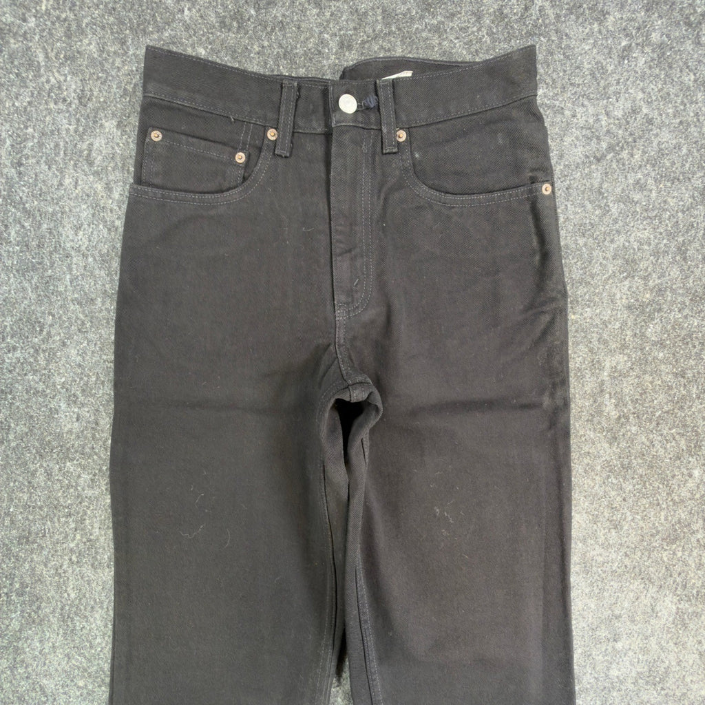 Levis 550 Student Jeans 29x32 Vintage 90s Relaxed Fit Black Cotton NWT Deadstock - take2supply