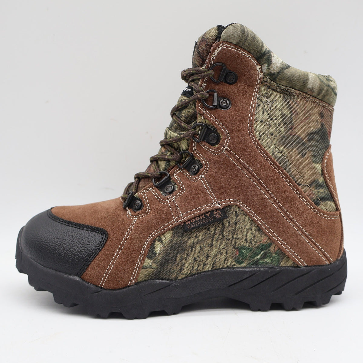 Rocky Hunting Boots Kids 3.5M Brown Camo 800g Thinsulate Waterproof FQ0003710 - take2supply
