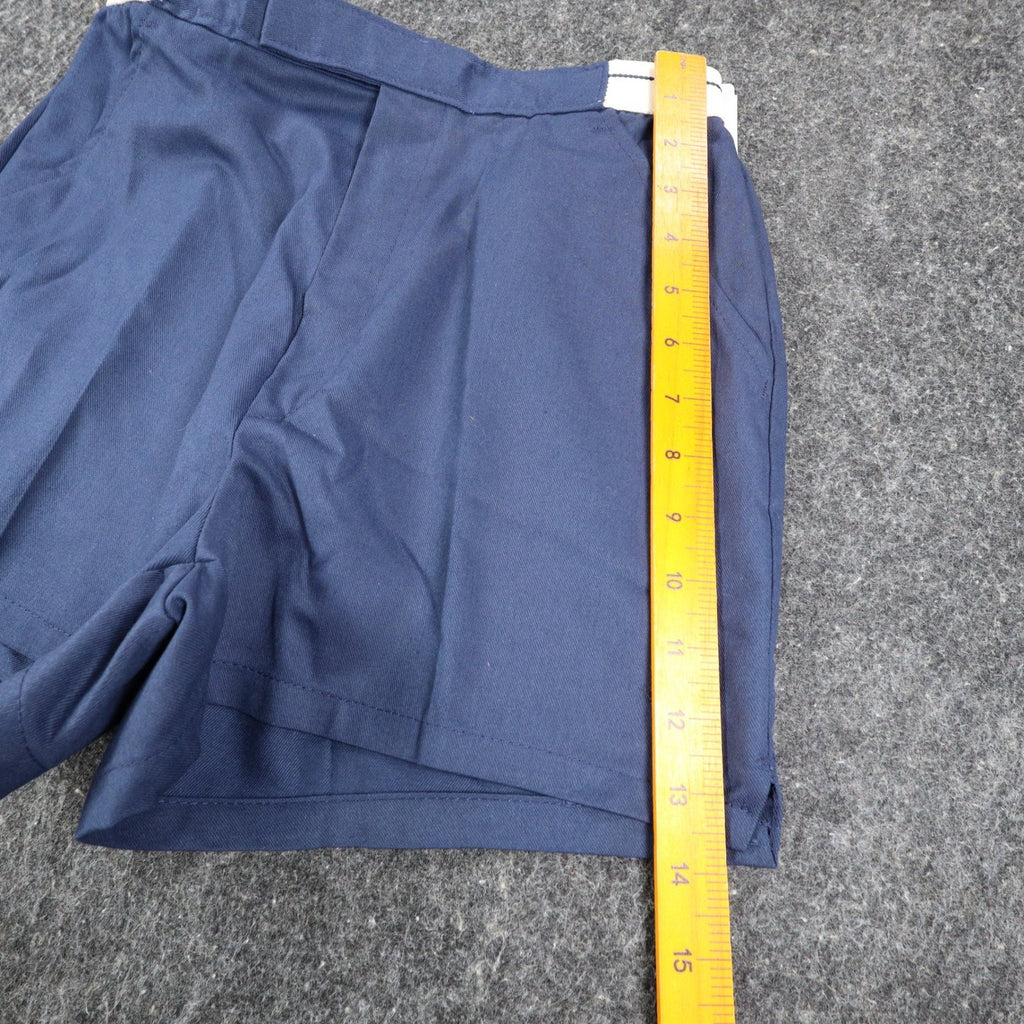 Jantzen Shorts Mens 30 Vintage 80s Navy Blue Cotton Blend Made in USA NWT 1M401 - take2supply