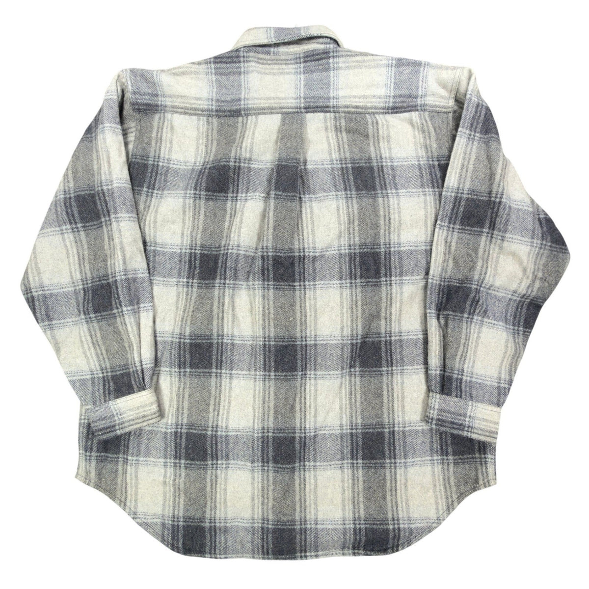 Salmon River Traders Plaid Flannel Shirt Mens XL Grey Wool Blend NWT C471 - take2supply