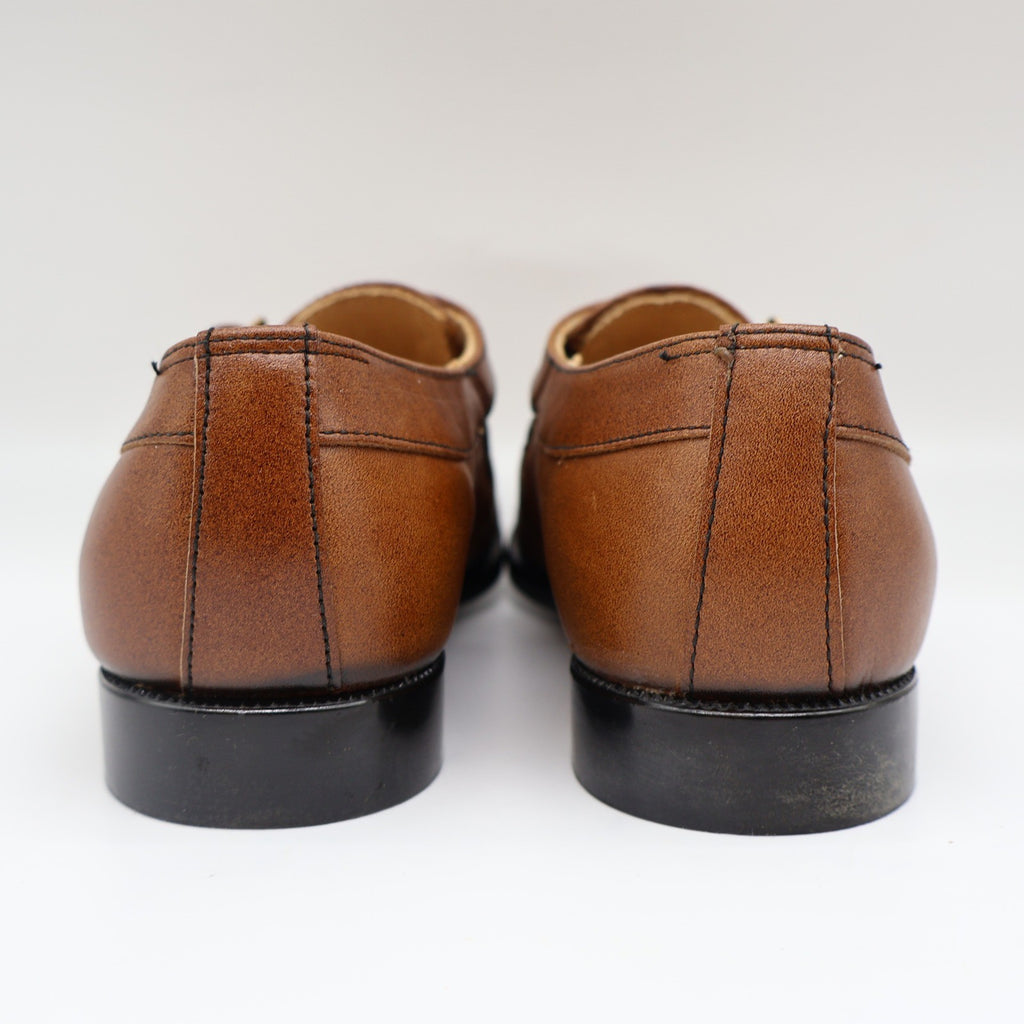 Young Explorers Lyons Monk Strap Shoes Boys 13 Vintage Brown Leather Deadstock - take2supply