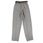 Christy Girl Dori Adler Pants Womens 12 Tan Black Belted Pleated USA NWT NOS - take2supply