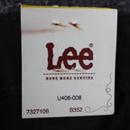 Lee Tapered Leg Pants Womens 16 L Black Smart Fabric Side Elastic Pleated C863 - take2supply