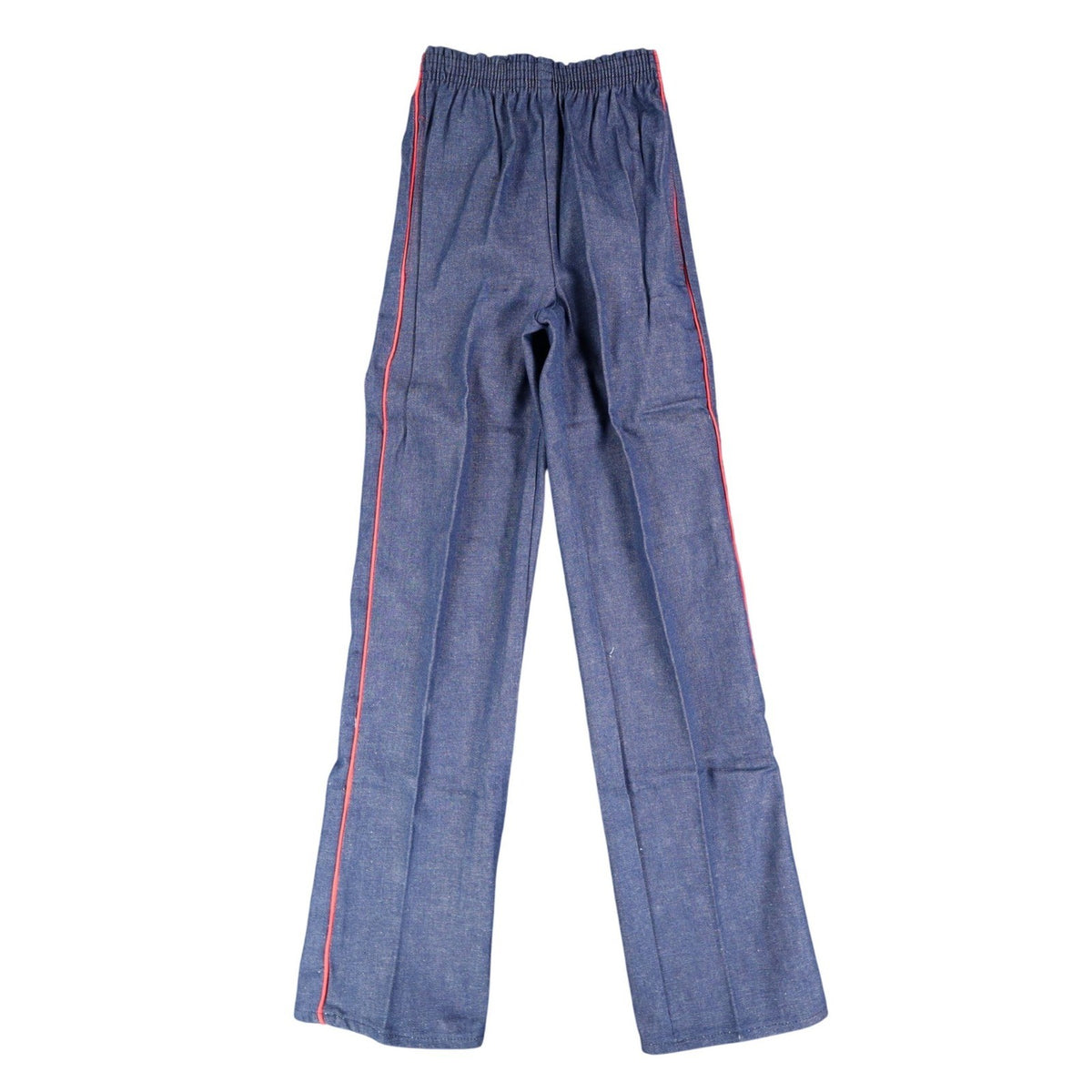 Vintage Young Maverick Girls Jeans 7 Blue Red Piping Elastic Waist USA NWT - take2supply