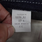 Key Jeans Vintage Womens 27 L Blue Embroidered Flare Jeans NWT - take2supply