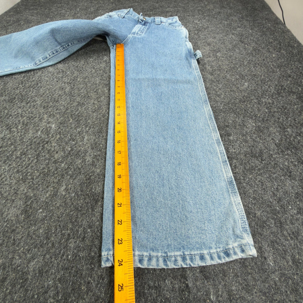 Lee 90s Vintage Wide Leg Carpenter Jeans Boys 9 Reg Blue Retro Stone NWT C549 - take2supply