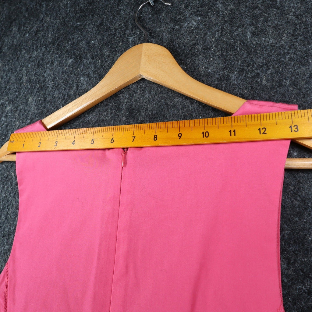 XOXO Sheath Dress Womens 9/10 Pink Cotton Stretch Belted Block Party 5897CBN5 - take2supply