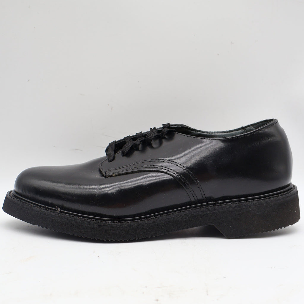 Carolina Uniform Service Oxford Mens 8.5 EE Wide Black Leather Shoes USA Made 32 - take2supply