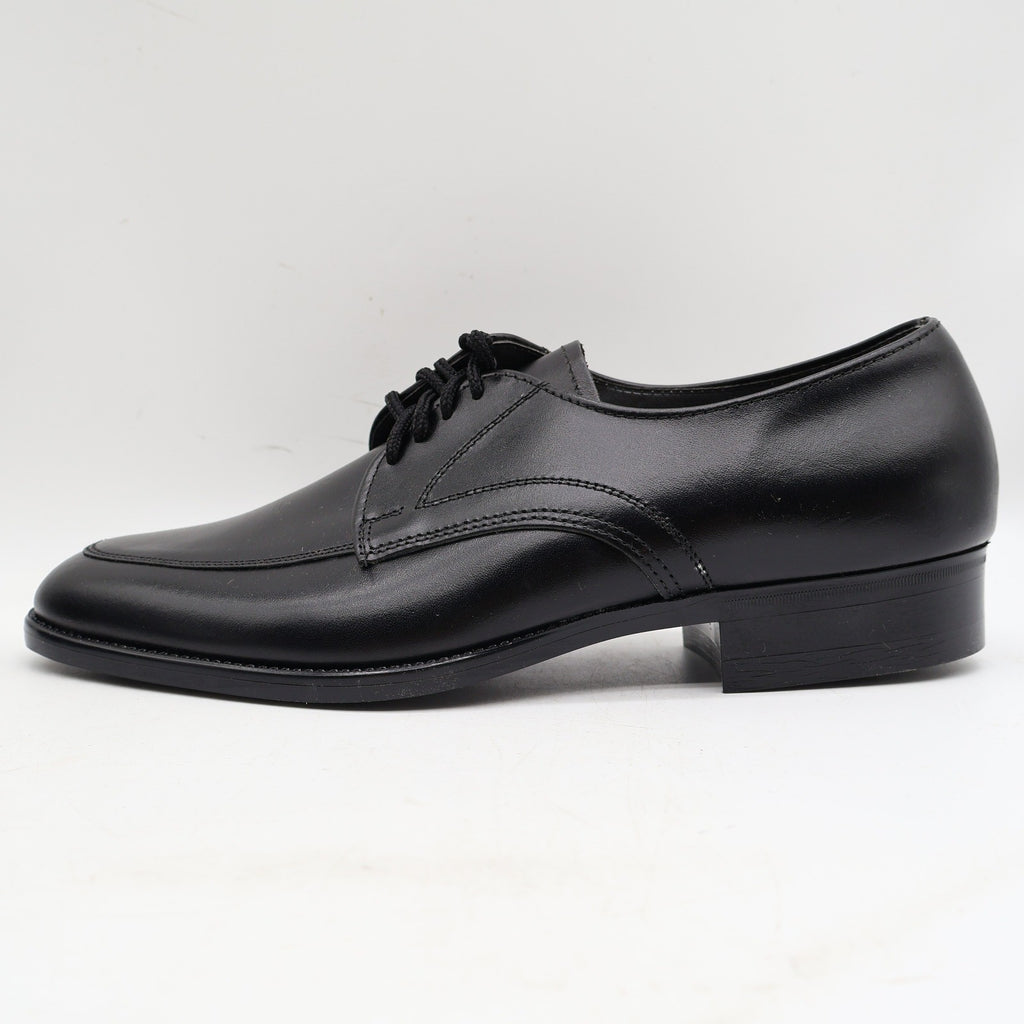 Barclay Oxford Dress Shoes Mens 10.5 D Vintage Black Leather USA Made Deadstock - take2supply