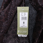 Erin London Snakeskin Print Belted Jacket Womens Size M Brown Faux Leather Zip - take2supply
