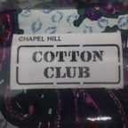 Cotton Club Chapel Hill Shirt Mens Medium Paisley Short Sleeve Cotton USA New - take2supply