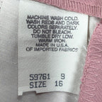 Lord Isaacs Vintage 90s Trousers Womens 16 Mauve Pink Polyester Rayon NWT - take2supply
