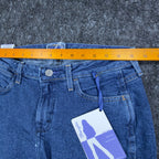 Wrangler Y2K Cowboy Cut Boot Cut Jeans Womens 7/8x32 Blue Denim NWT - take2supply
