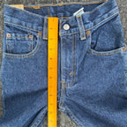 Levi's 505 Jeans Boys 11 Slim Blue Cotton Straight Vintage Y2K Deadstock - take2supply