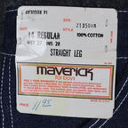 Maverick Boys 14 Regular Straight Leg Vintage 70s Blue Cotton Denim Jeans