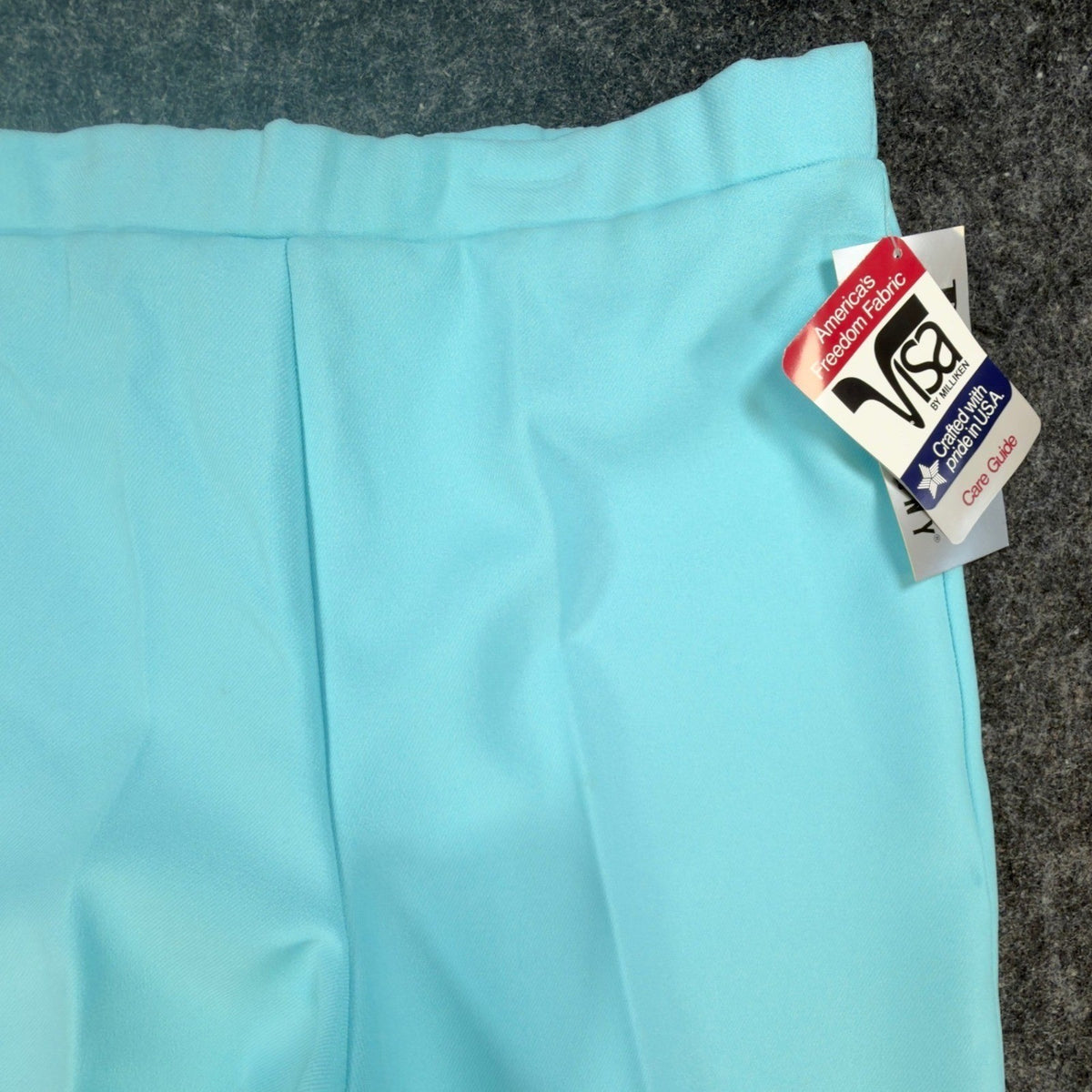 Donnkenny Vintage Pants Girls Size 10 Blue Straight Leg Stretch Made in USA NWT - take2supply