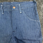 Young Maverick Girls 10 Blue Cotton Blend Straight Leg Embroidered Jeans - take2supply