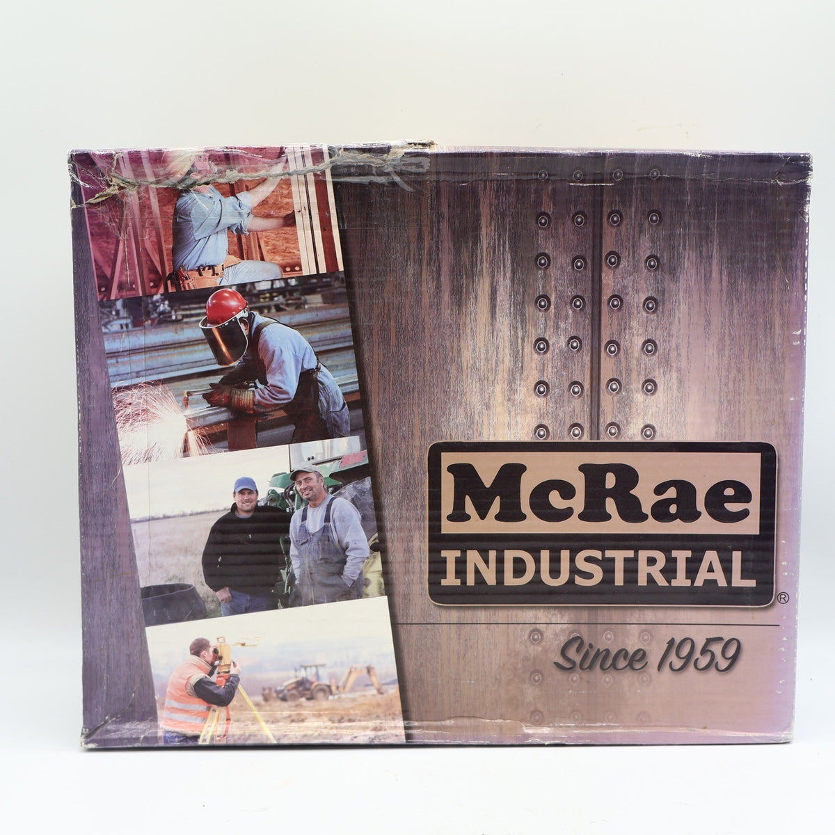 McRae Industrial Work Boots Mens 9 Brown Leather 8in NST Lace Up EH MR88122 - take2supply