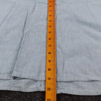 New Expressions Shirt Womens Medium Vintage Blue Cotton Ruffle Short Sleeve USA - take2supply