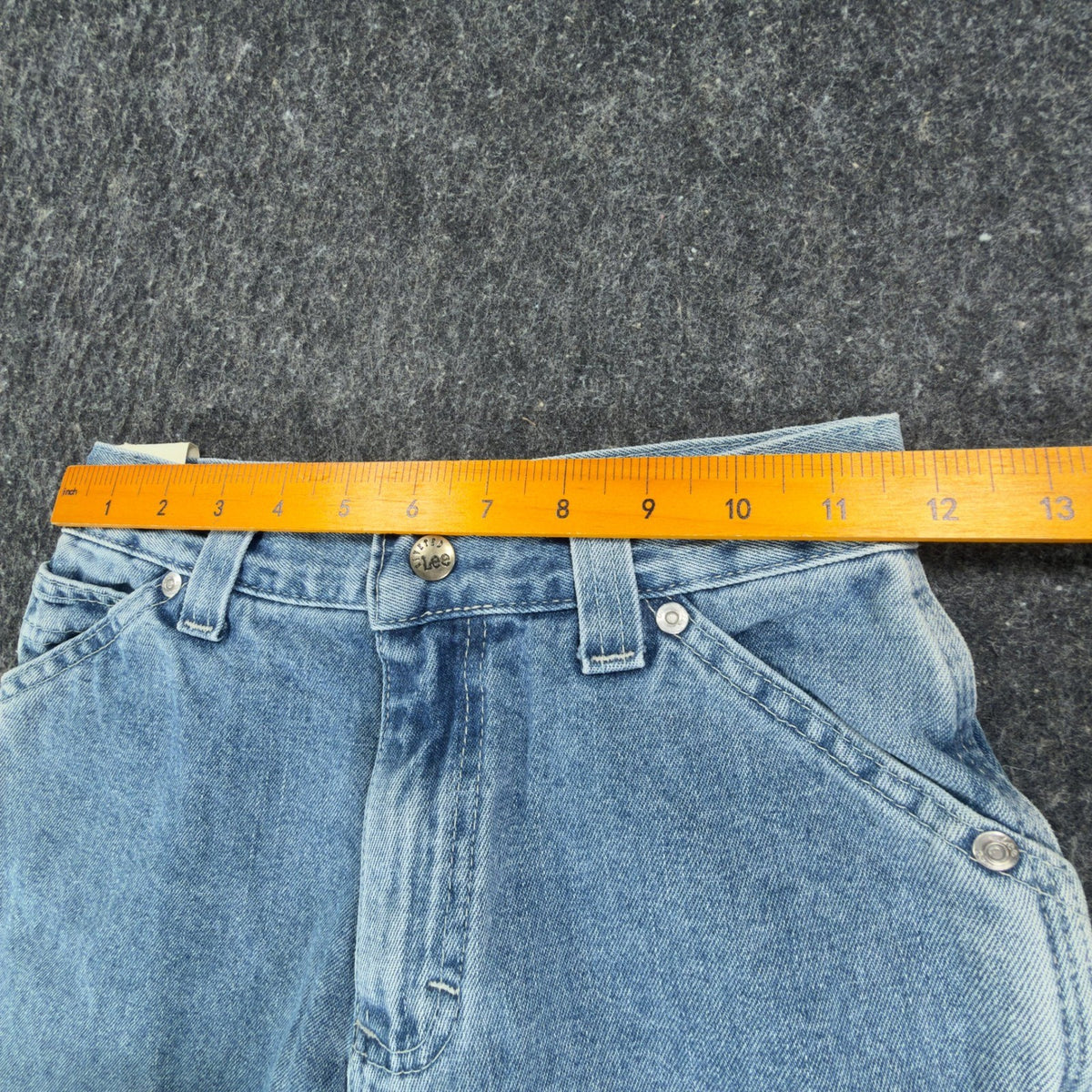 Lee 90s Vintage Wide Leg Carpenter Jeans Boys 9 Reg Blue Retro Stone NWT C549 - take2supply