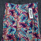 Xtrovert by Donnkenny Skirt Womens 8 Vintage 90s Rayon Tropical Floral Midi USA - take2supply