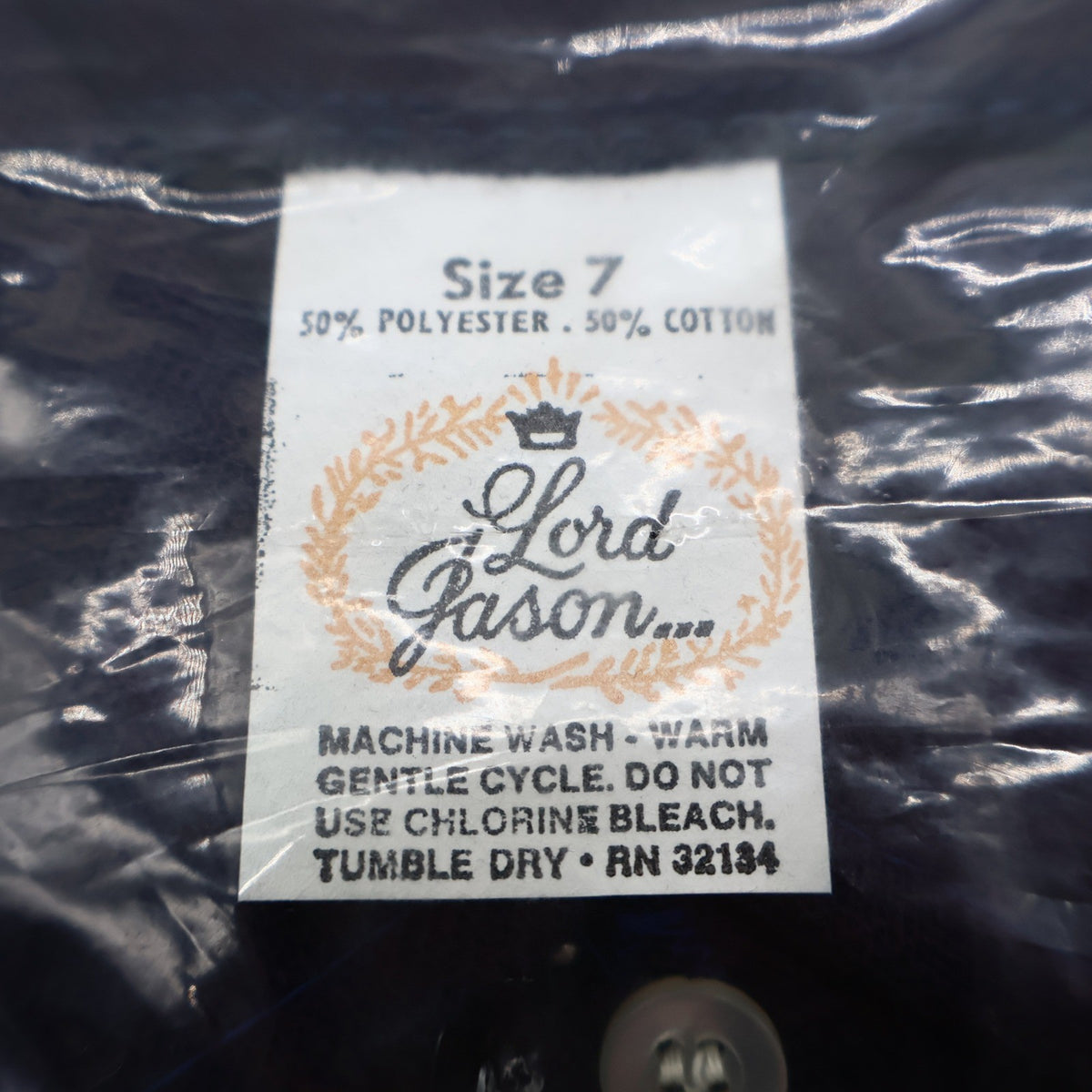 Lord Jason Polo Shirt Boys 7 Navy Short Sleeve Cotton Blend USA New Packaged - take2supply