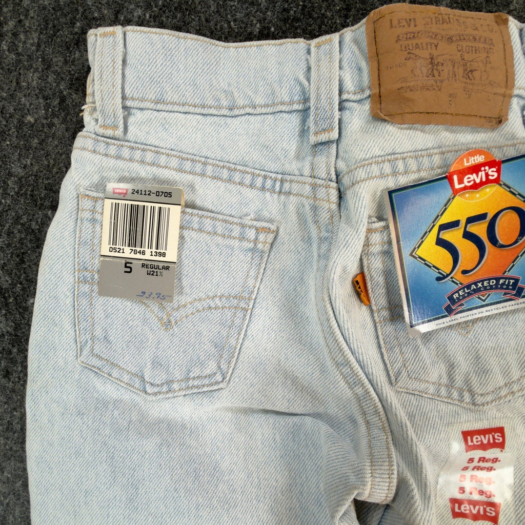 Levi's 550 Boys 5 Regular Light Wash Relaxed Vintage 90s Jeans - take2supply