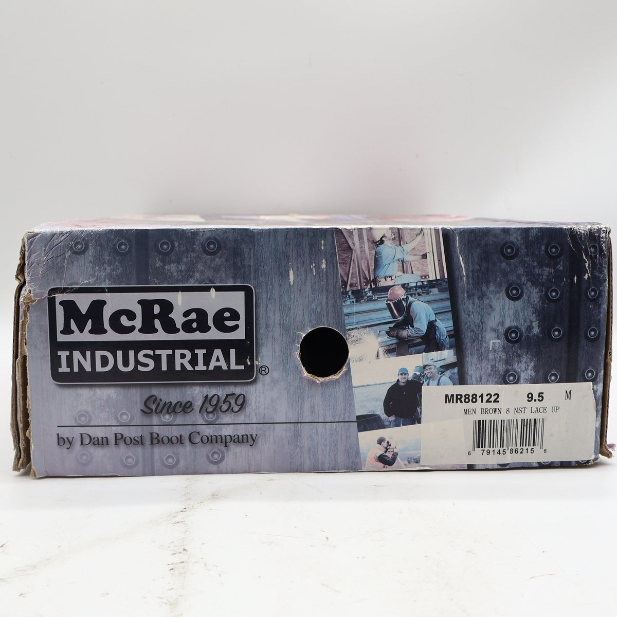 McRae Industrial Work Boots Mens 9.5 Brown Leather EH NST Lace Up MR88122 NEW - take2supply