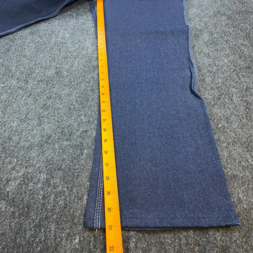 KEY Vintage 90s Dungaree Jeans Mens 44x30 USA Made Blue Denim NWT 1-402-41 - take2supply