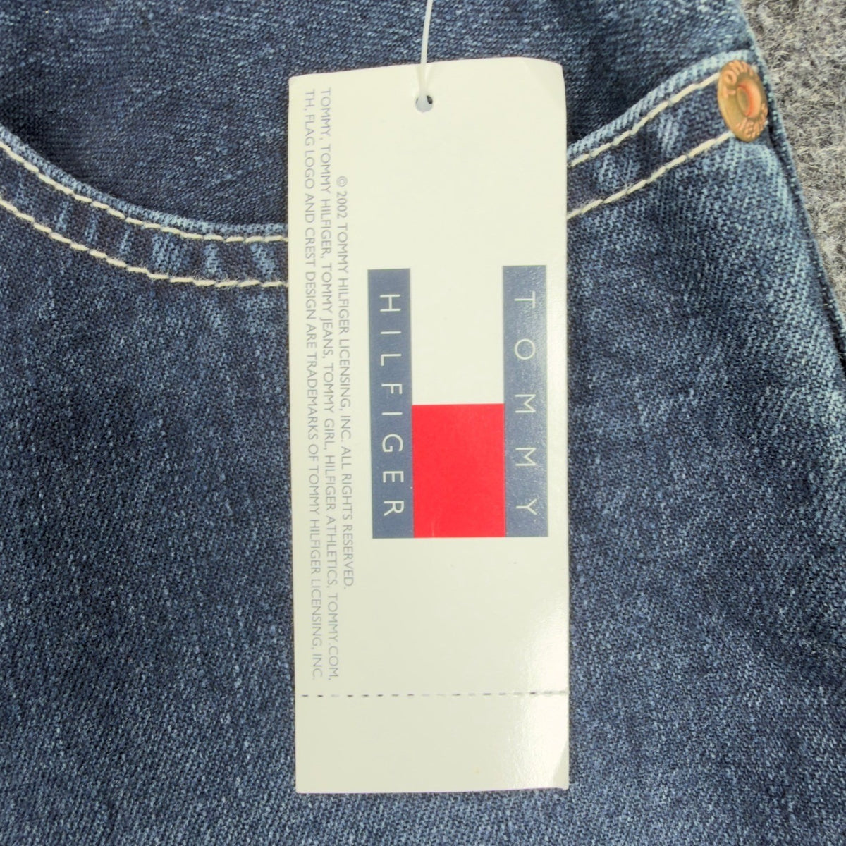 Tommy Hilfiger Y2K Freedom Fit Jeans Boy 14 Blue Cotton NWT Deadstock - take2supply