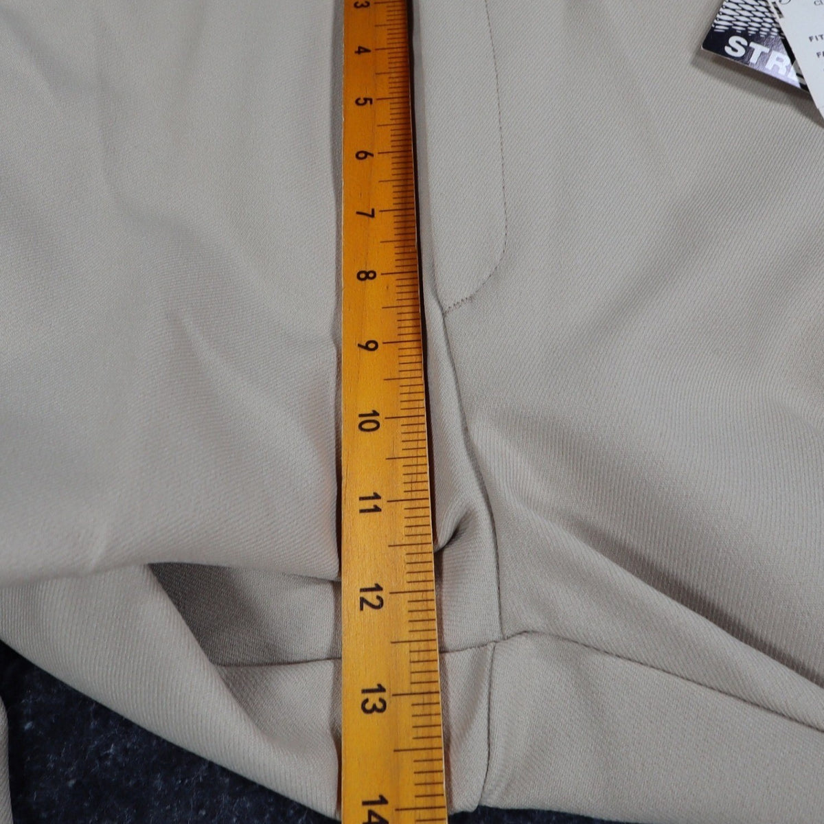 Perry Classics Wide Leg Trousers Womens 10 Vintage 70s Tan Polyester High Rise - take2supply