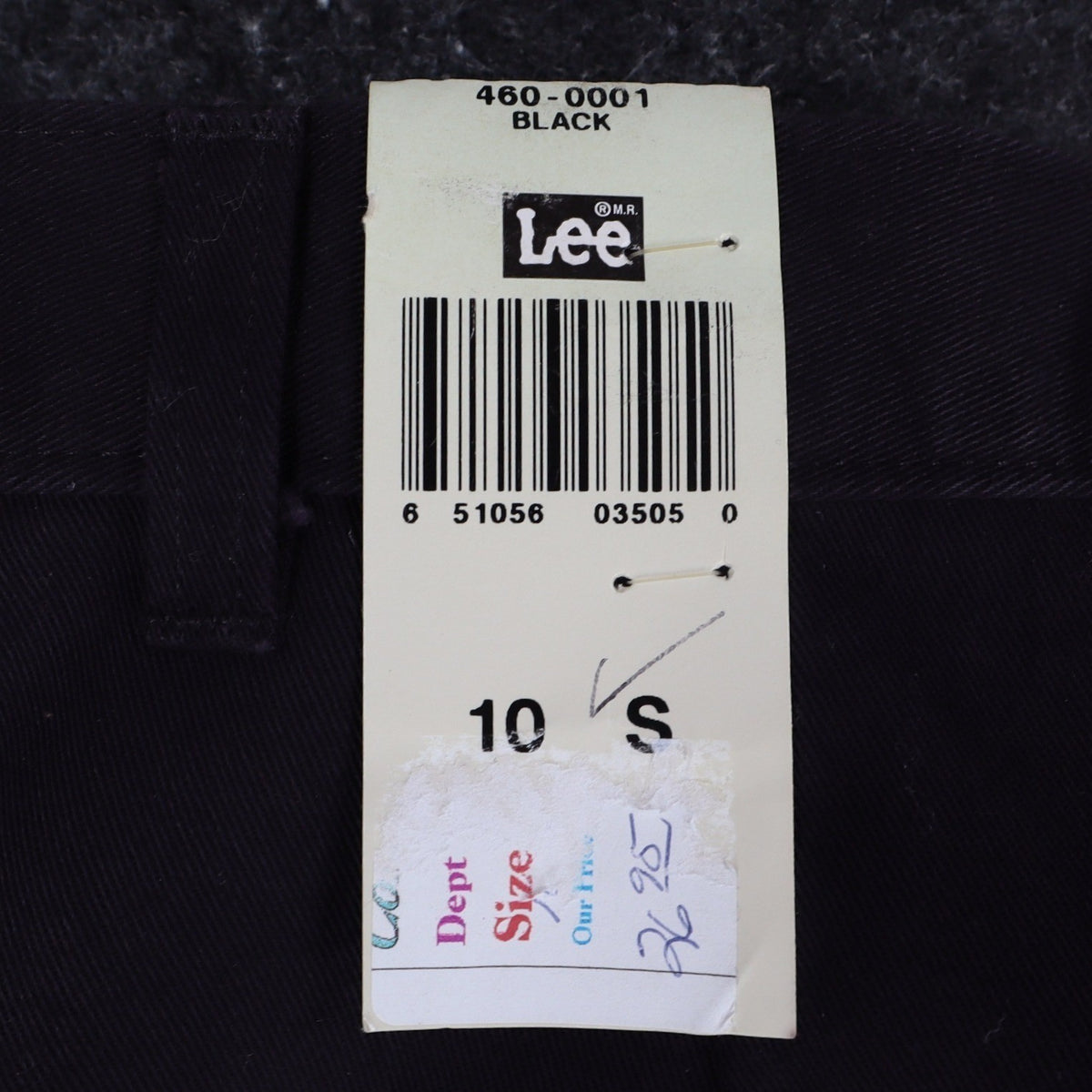 Lee Casuals Pleated Trousers Womens 10 Short Black Cotton Wrinkle Free NWT - take2supply